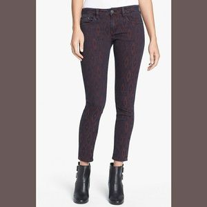 The Kooples Aztec Print Skinny Jeans